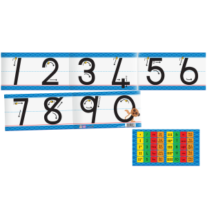 Wall Frieze – Number Formation 0-9