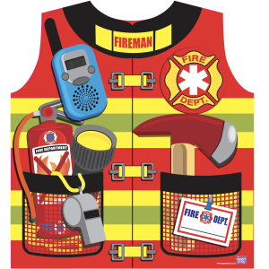 Fantasy Play Professions Apron – Fire Fighter