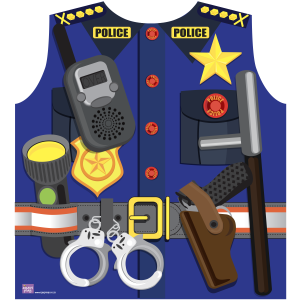 Fantasy Play Professions Apron – Police
