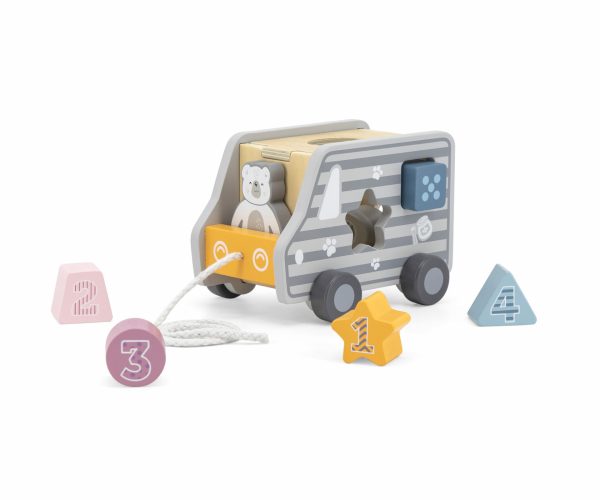 Pull-Along Shape Sorting Toy Truck