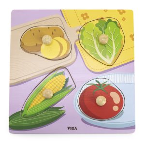 Knob Puzzle Vegetables