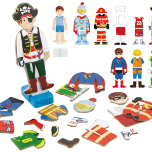 Viga toy - Magnetic dress up for boys
