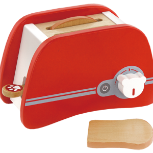Viga - Wooden Red Toy Toaster