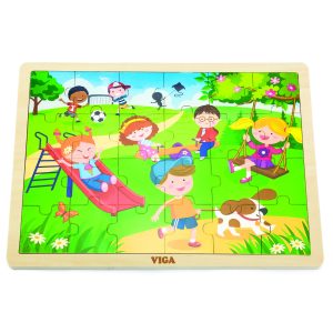 Viga Wooden Puzzle - Spring 24pc