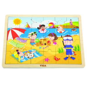 Viga Wooden Puzzle - Summer 24pc
