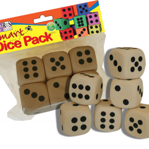 Giant Dice Pack – Dots – Pack of 6