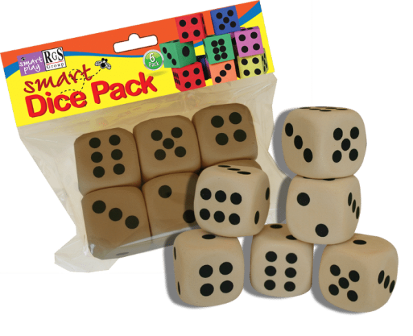 Giant Dice Pack – Dots – Pack of 6